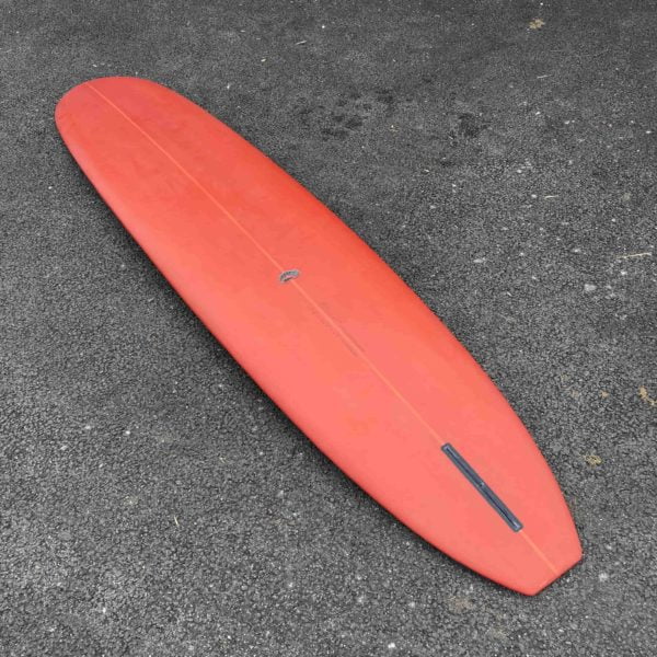 Photo of a handshaped ziran longboard